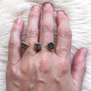 🔥NEW🔥 Marcia Moran Druzy Double Pinch Ring